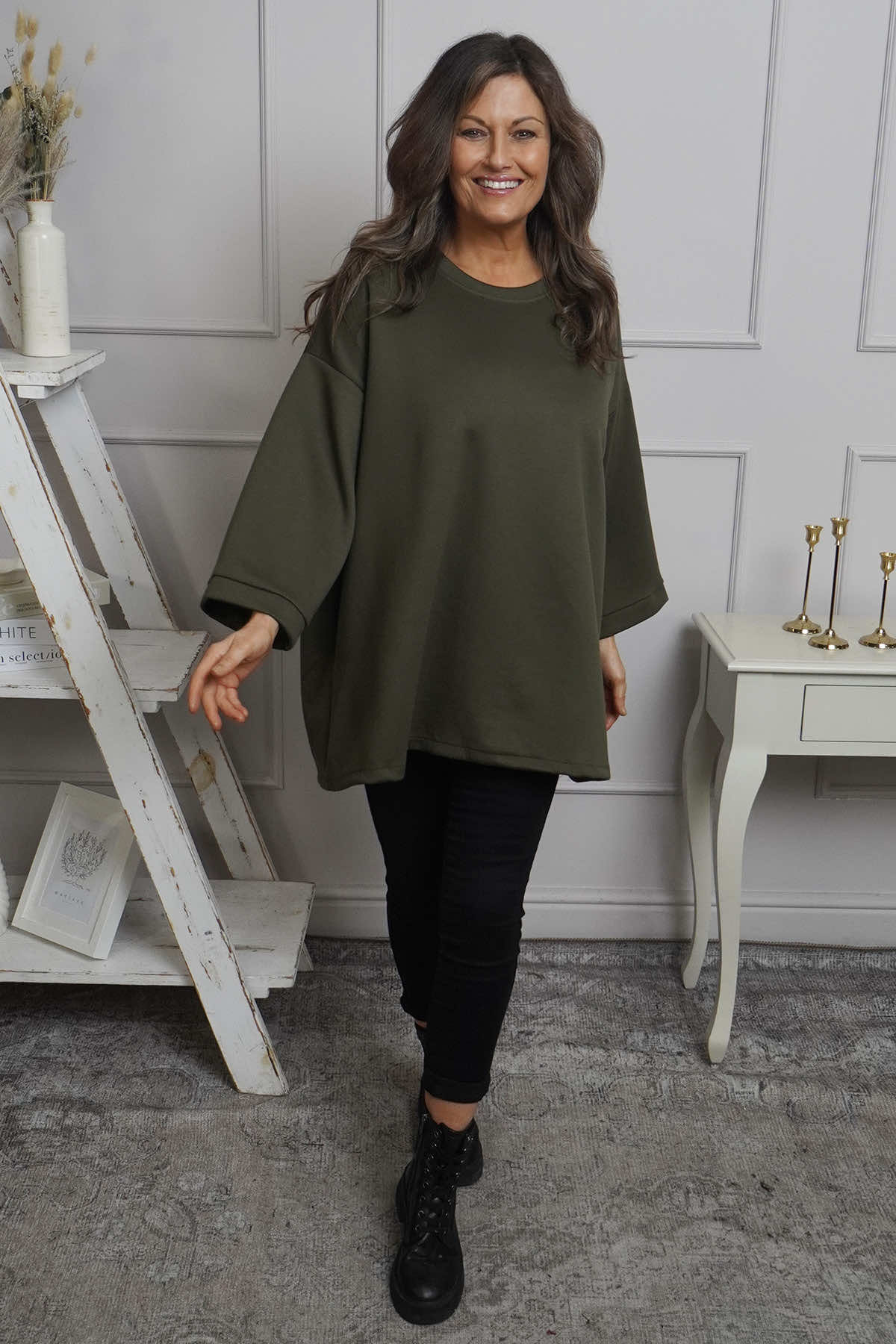 Corina Sweatshirt Khaki
