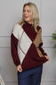 Rodina Argyle Knitted Jumper Wine