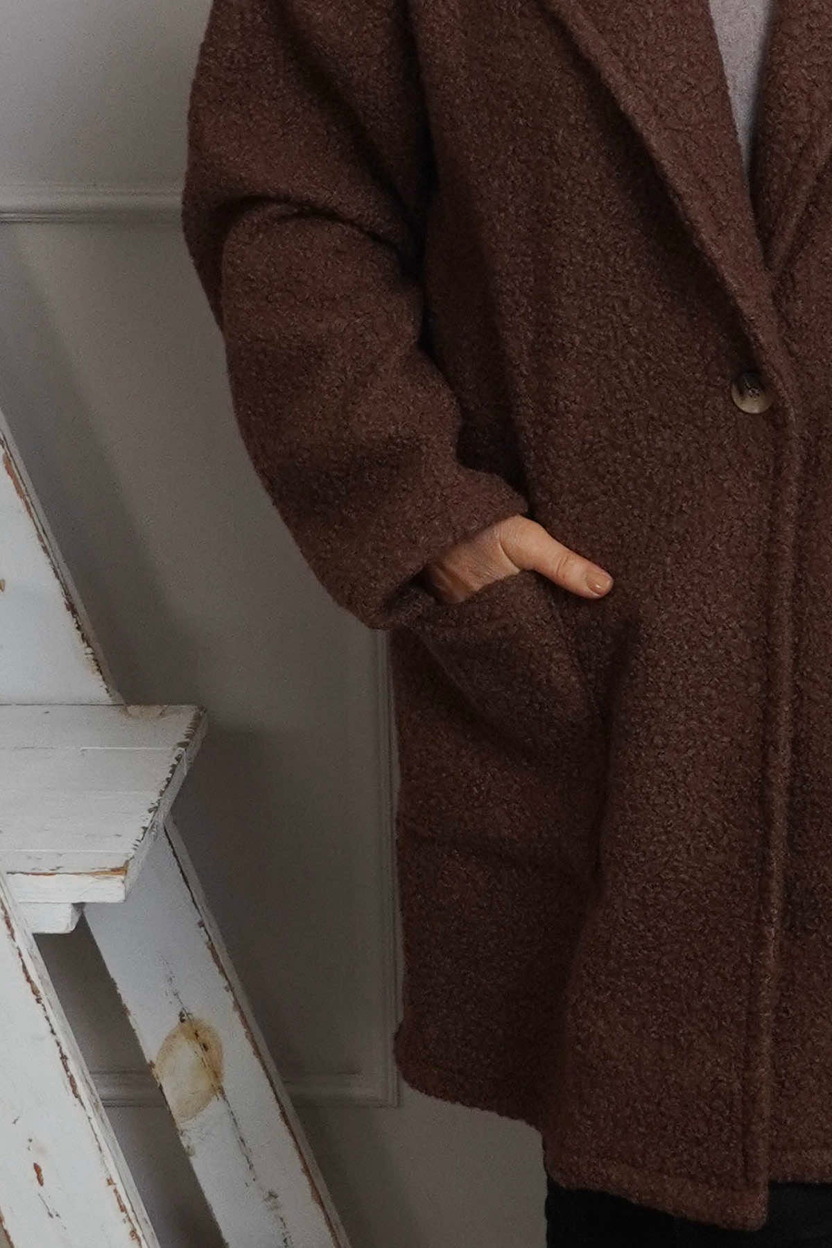 Brynne Boucle Jacket Nutmeg