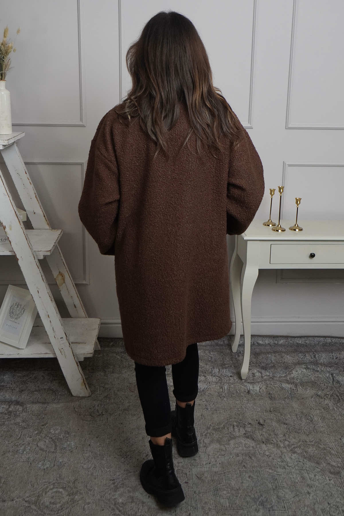 Brynne Boucle Jacket Nutmeg