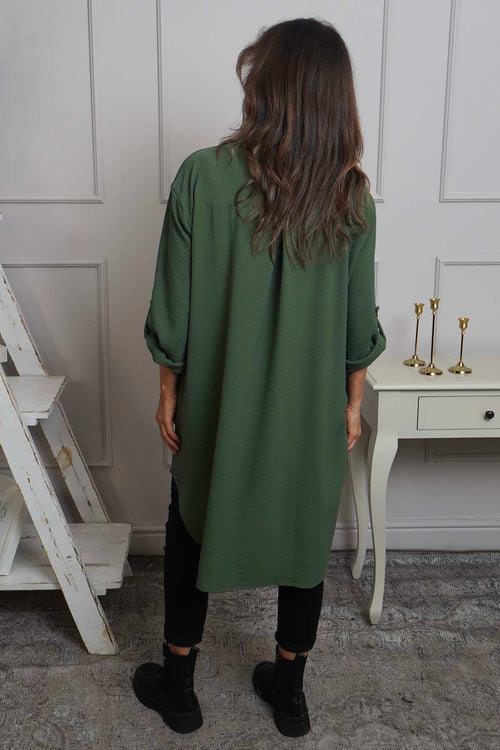 Vivianne Shirt Khaki - Image 4