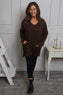 Alira Waffle Knitted Jumper Cocoa