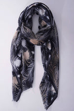 Alyssa Scarf Black Black - Alyssa Scarf Black