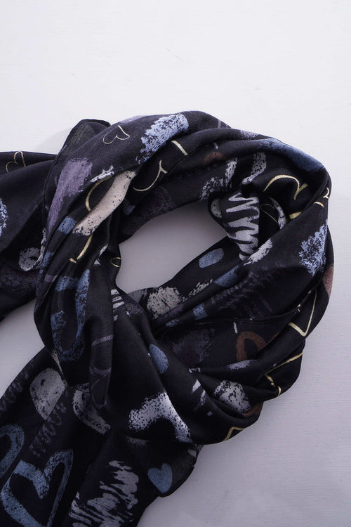 Cerys Scarf Black - Image 2