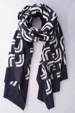 Serena Scarf Black Black - Serena Scarf Black