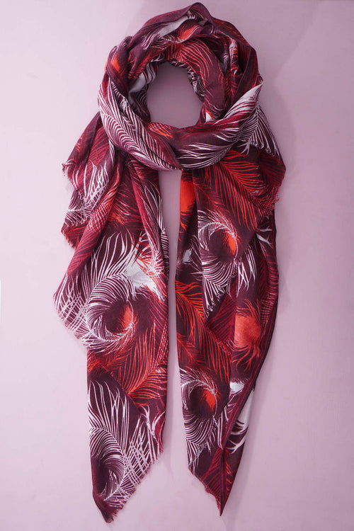 Alyssa Scarf Red - Image 2