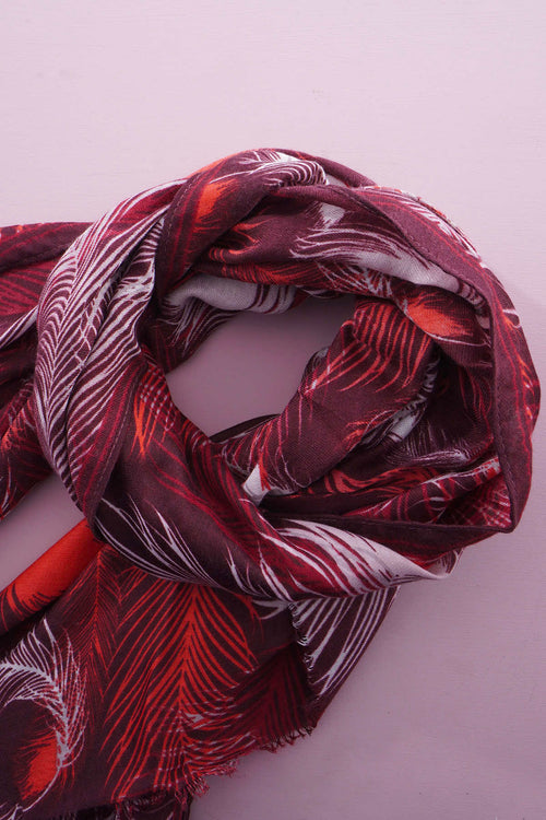Alyssa Scarf Red - Image 1