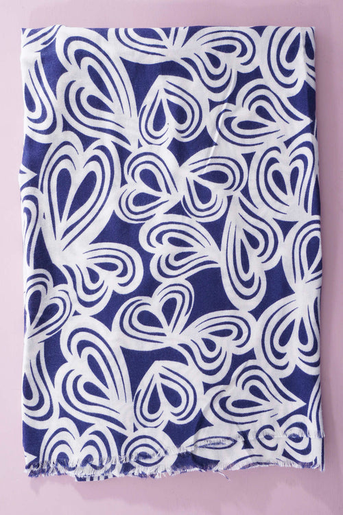 Maxine Scarf Navy - Image 3