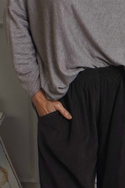 Poppy Needlecord Trousers Cocoa - Image 3