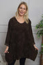Rita Cord Detail Tunic Cocoa