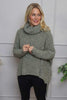 Shani Boucle Polo Knitted Jumper Light Khaki