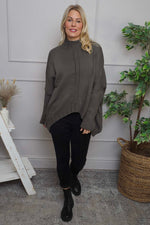 Chanelle Knitted Jumper Dark Mocha Dark Mocha - Chanelle Knitted Jumper Dark Mocha