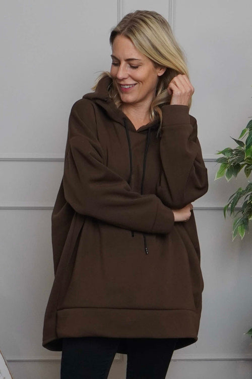 Jaylen Hooded Cotton Top Cocoa - Image 2