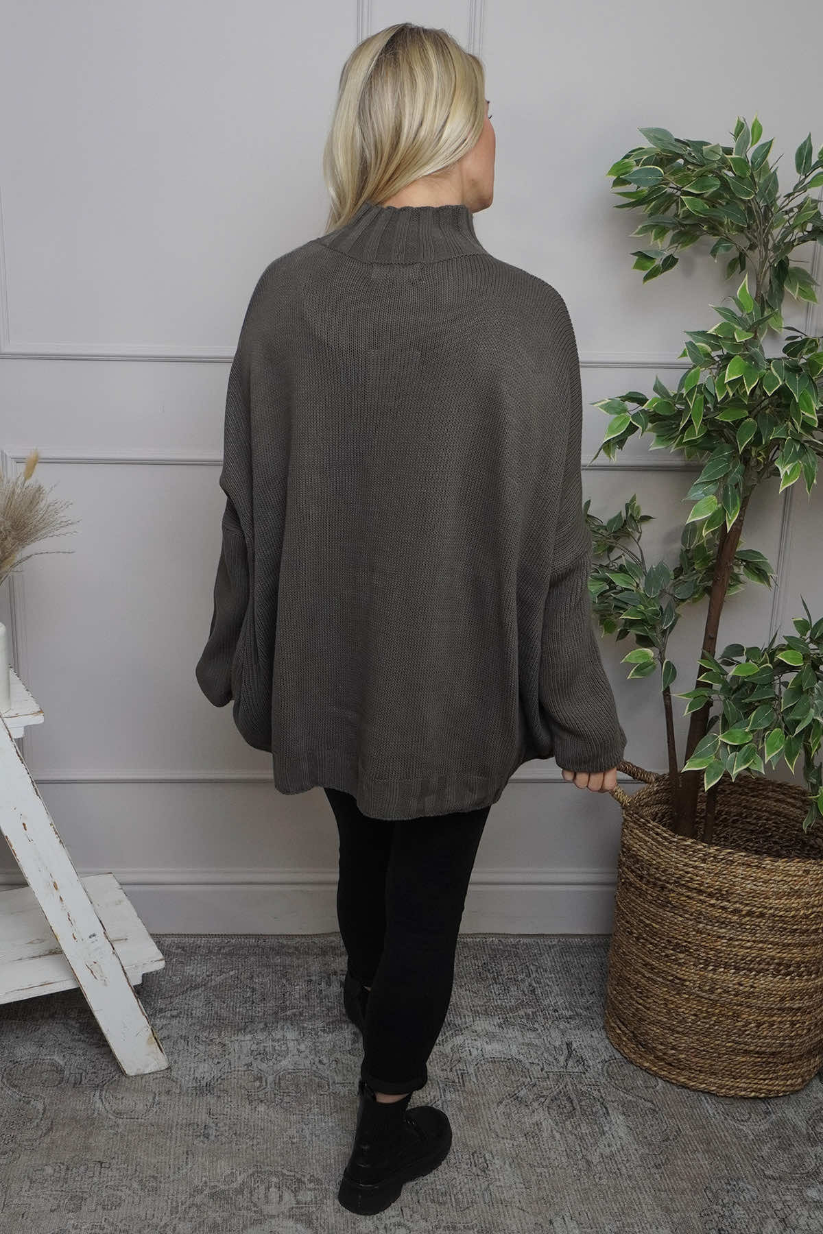 Chanelle Knitted Jumper Dark Mocha