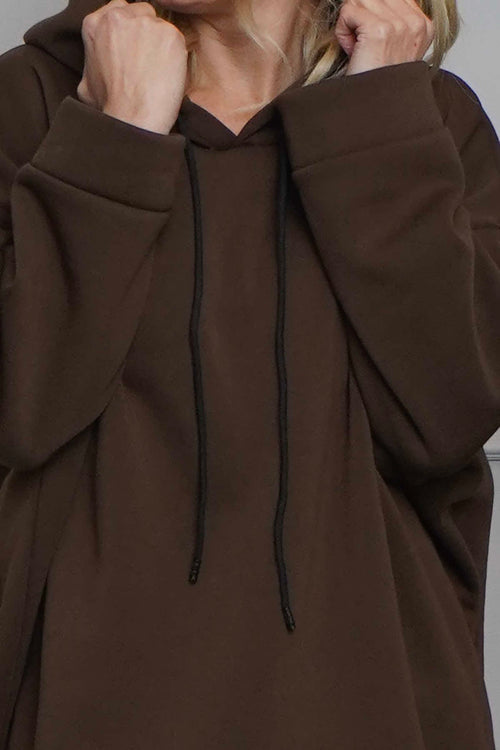 Jaylen Hooded Cotton Top Cocoa - Image 3