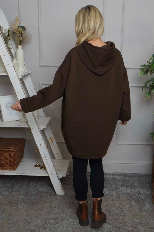 Jaylen Hooded Cotton Top Cocoa - Image 4