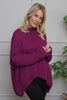 Chanelle Knitted Jumper Berry