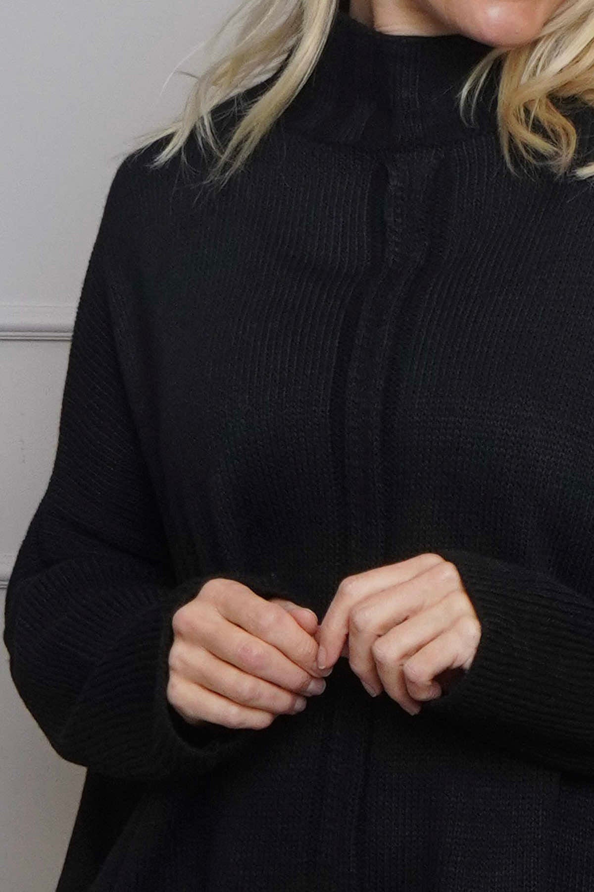 Chanelle Knitted Jumper Black