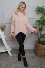 Chanelle Knitted Jumper Pink Pink - Chanelle Knitted Jumper Pink