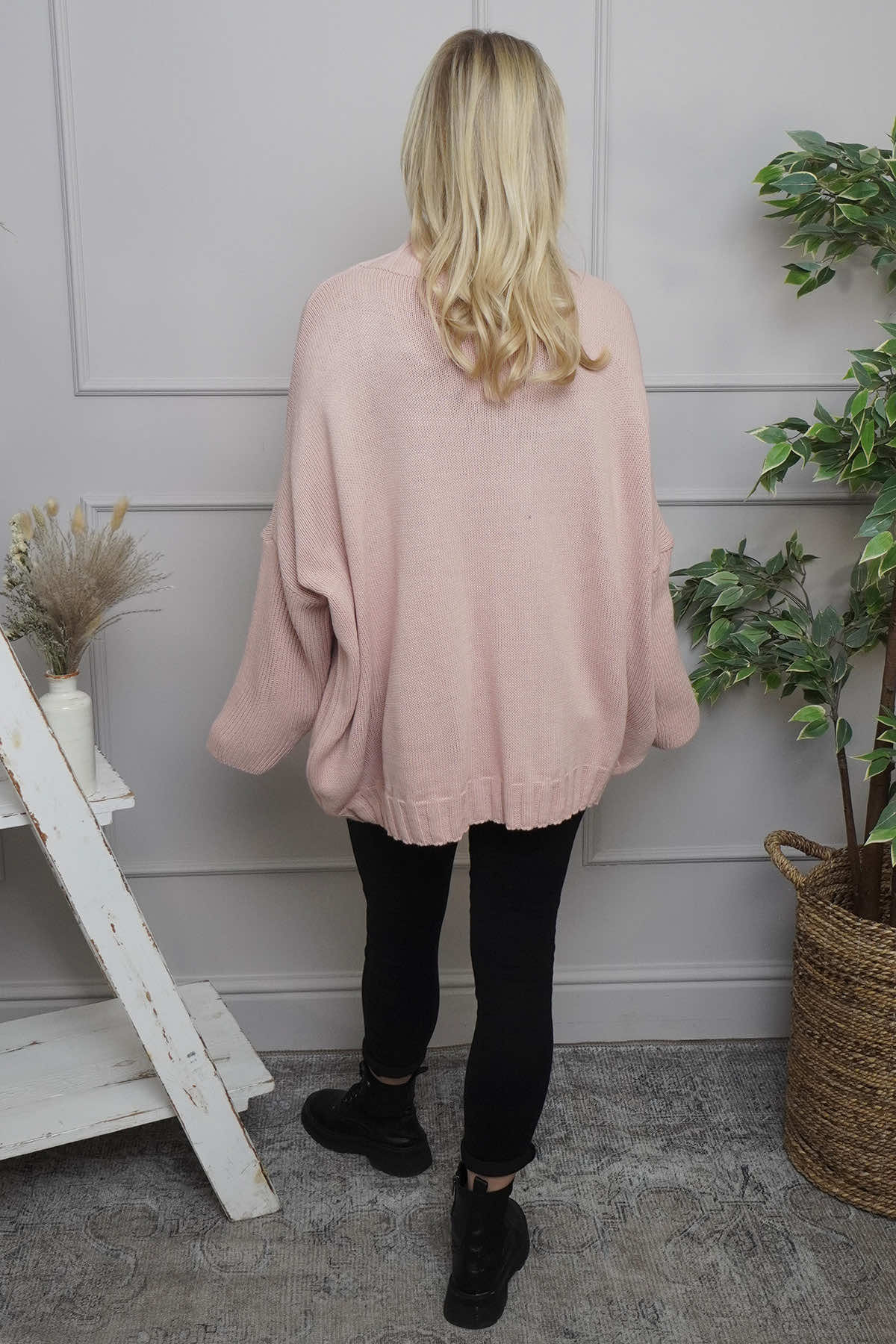 Chanelle Knitted Jumper Pink