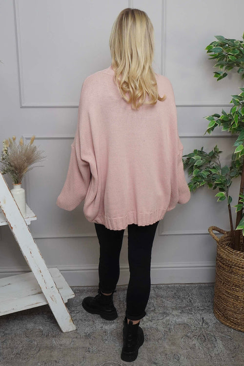 Chanelle Knitted Jumper Pink - Image 4