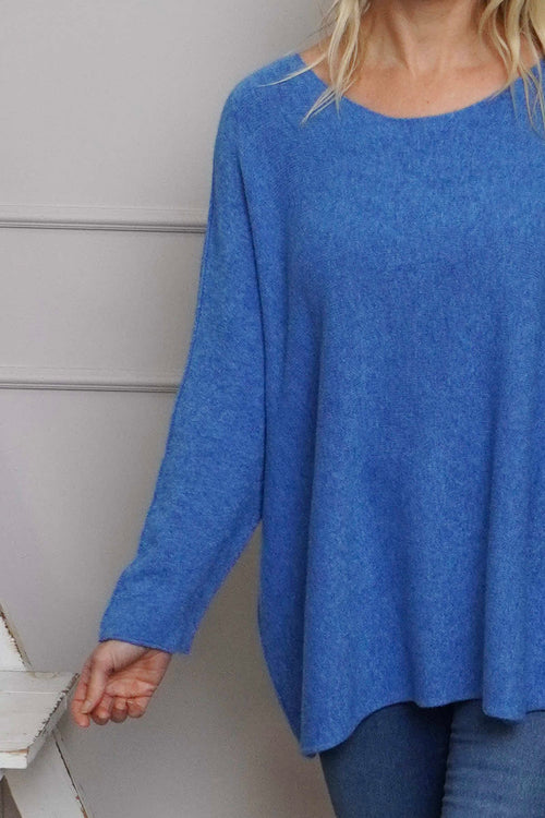Leah Knitted Jumper Cornflower - Image 3