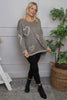Milena Heart Knitted Jumper Mocha
