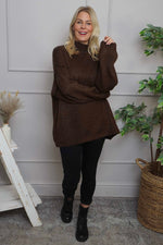 Jonie Knitted Jumper Cocoa Cocoa - Jonie Knitted Jumper Cocoa