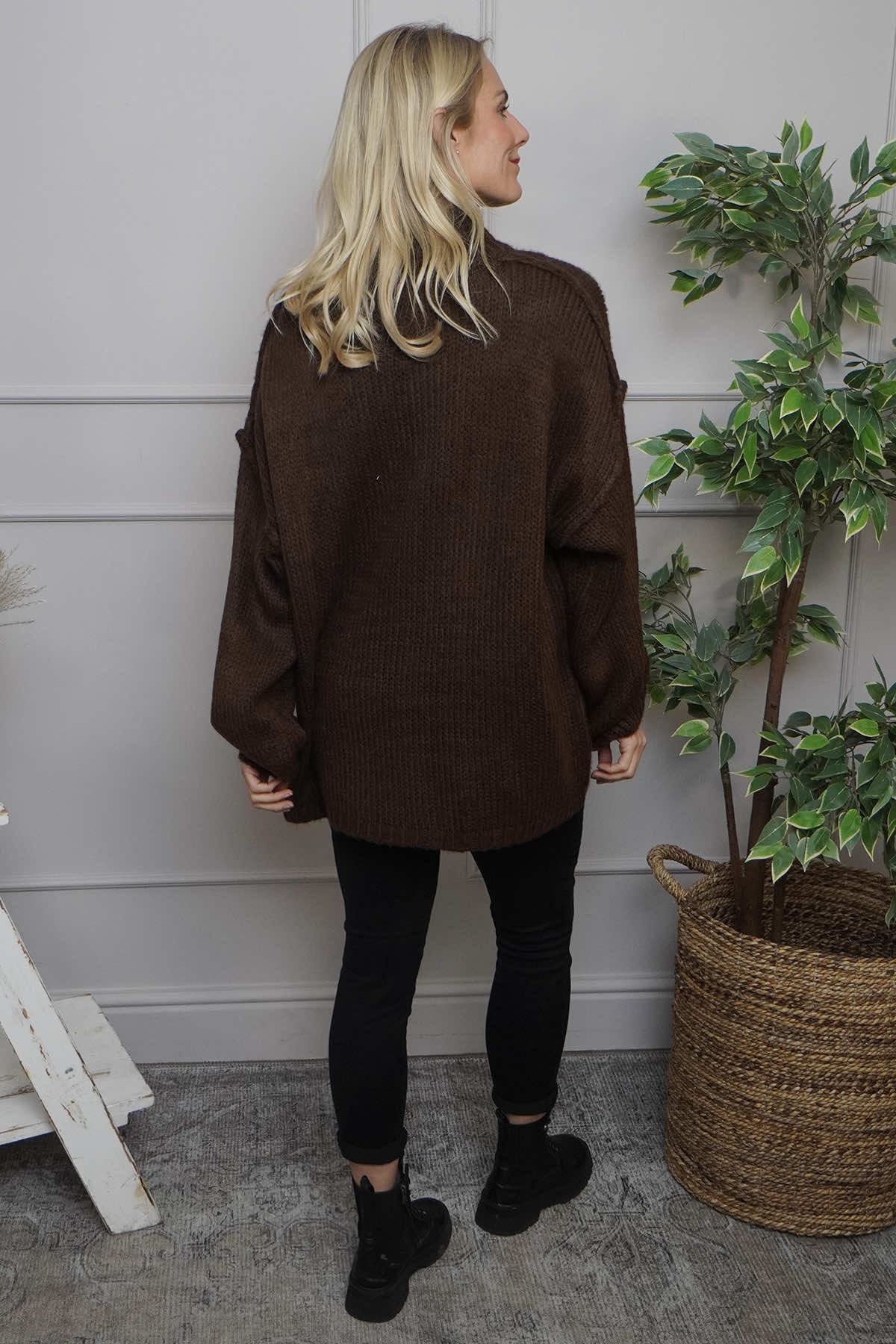 Jonie Knitted Jumper Cocoa