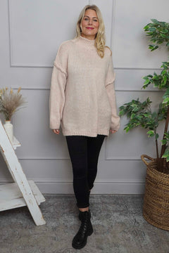 Jonie Knitted Jumper Pink