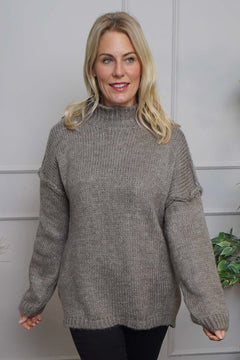 Jonie Knitted Jumper Mocha