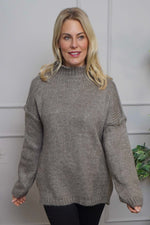 Jonie Knitted Jumper Mocha Mocha - Jonie Knitted Jumper Mocha