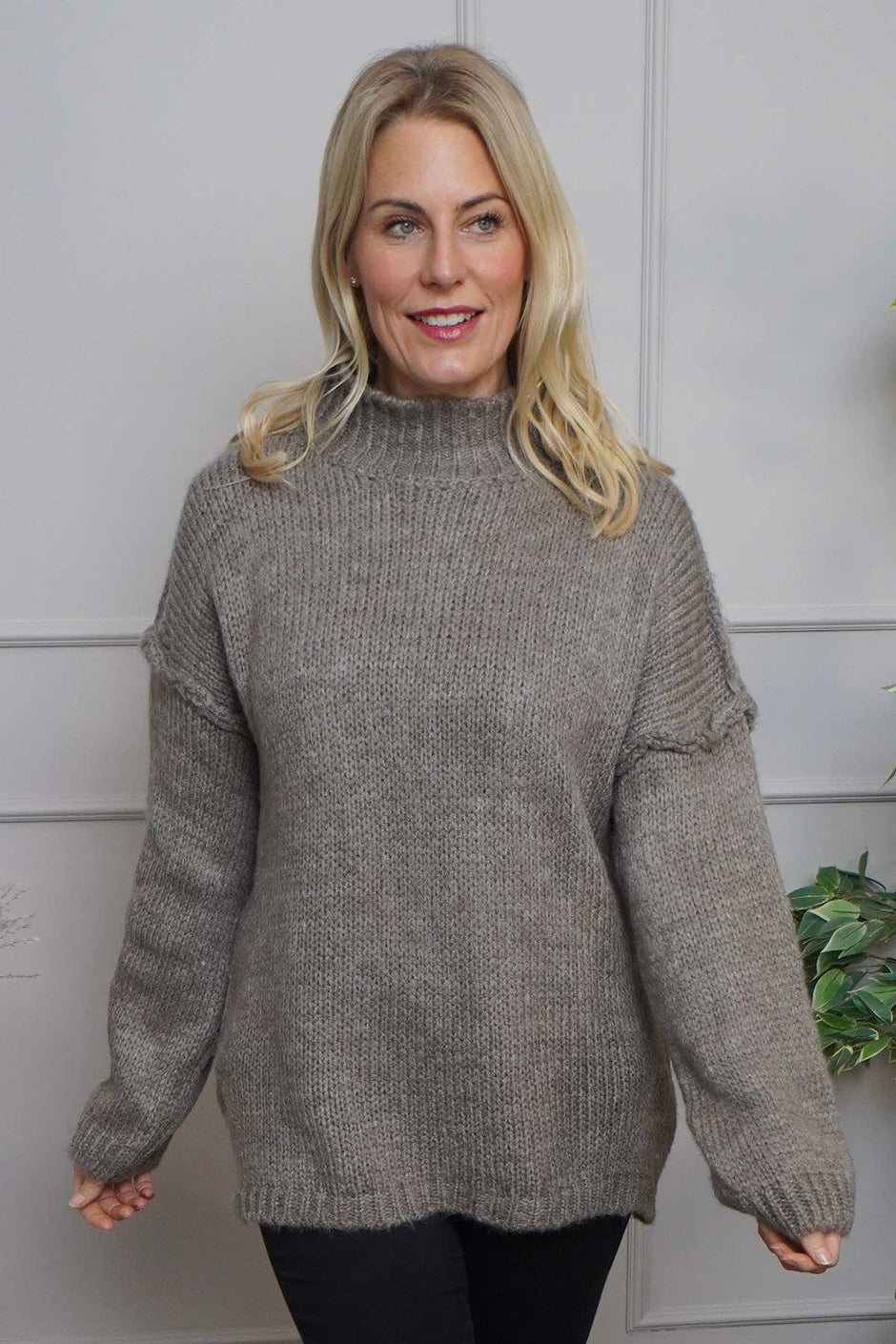 Jonie Knitted Jumper Mocha