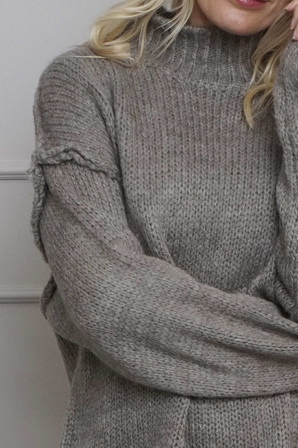 Jonie Knitted Jumper Mocha