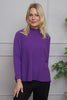 Adamina Knitted Jumper Purple