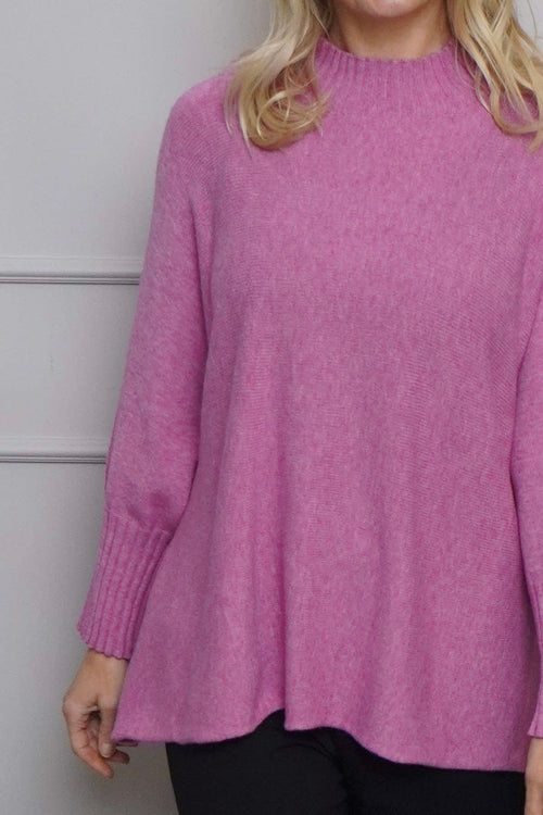 Adamina Knitted Jumper Fuchsia - Image 3