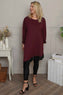Viola Sequin Hem Tunic Wine