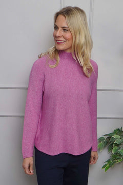 Avoni Knitted Jumper Fuchsia
