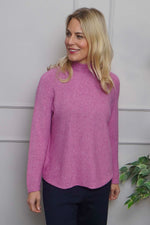 Avoni Knitted Jumper Fuchsia Fuchsia - Avoni Knitted Jumper Fuchsia
