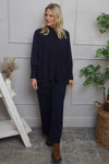 Adamina Knitted Jumper Navy