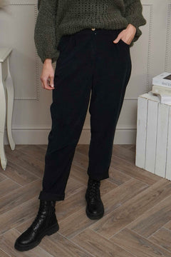 Carmella Needlecord Trousers Black