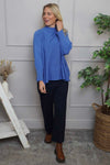 Adamina Knitted Jumper Blue