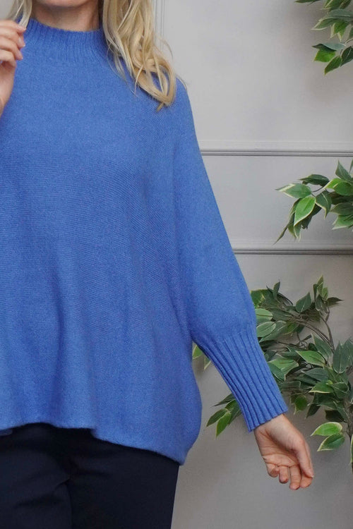 Adamina Knitted Jumper Blue - Image 3