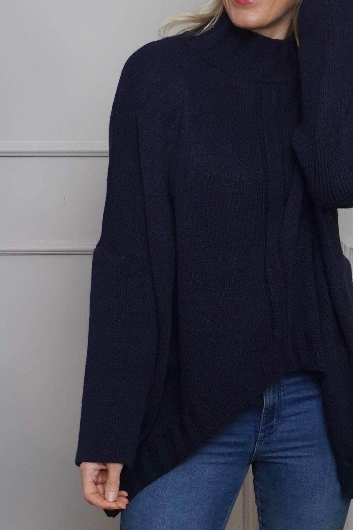 Chanelle Knitted Jumper Navy