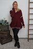 Emma Knitted Jumper Burgundy