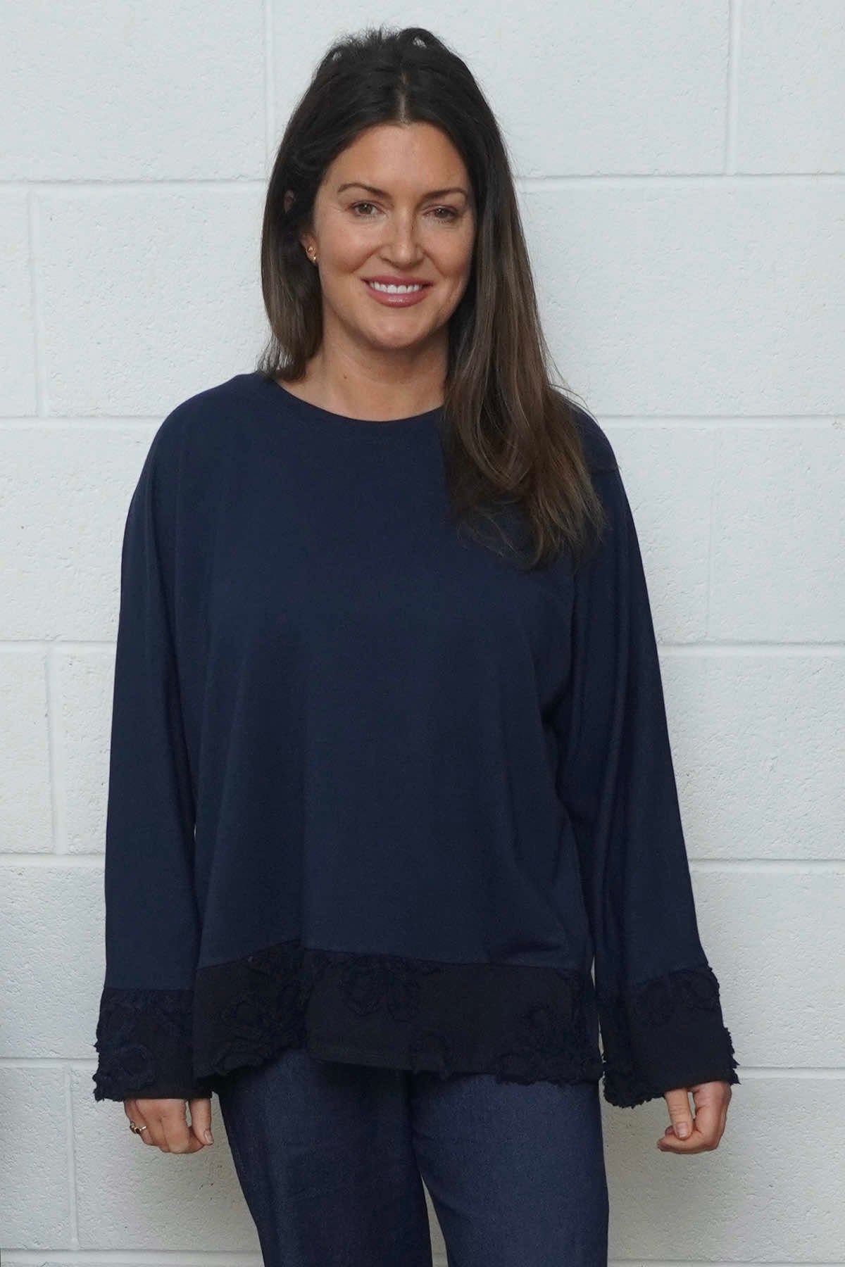 Nitara Cotton Top Navy