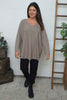 Lynna V-Neck Jumper Mocha