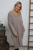 Linzi V-Neck Dress Mocha