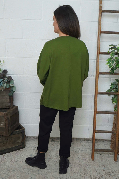 Nitara Cotton Top Olive - Image 4