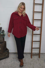 Brylee Jacket Wine Wine - Brylee Jacket Wine